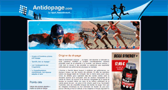 Desktop Screenshot of anti-dopage.com